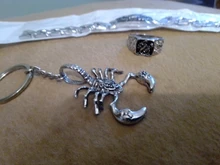 Modyle-anillos de escorpión estilo gótico Punk para hombre, anillos Retro con diseño de escorpión, joyería