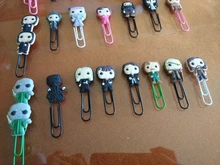 25 uds caliente icono de marcadores de libro de papel Clips de papelería para maestro de los estudiantes de la Escuela de suministros de oficina punto de libro regalo de los niños