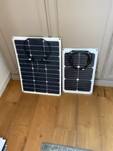 Paneles solares flexibles de alta eficiencia, paneles solares de batería de 12 v, 20W-24% W, 200