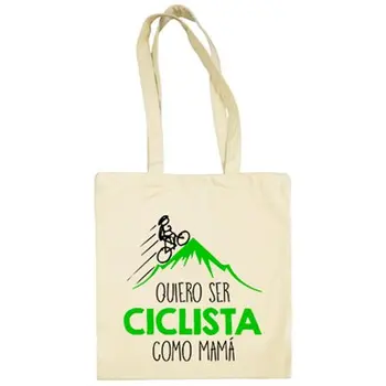 Cloth bag I Want to be cyclist like Mom 
Cloth bag I Want to be cyclist like Mom