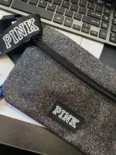 Riñonera Rosa impermeable con lentejuelas para chica, bolso de cintura rosa, Mini bolsa de playa con bolsillos, cinturón de Color sólido