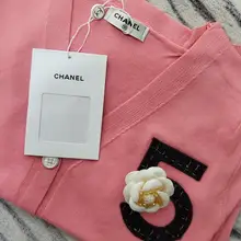 Camiseta de punto de lana para mujer, Tops informales a la moda, camisetas Bordado de letras de marca de lujo para mujer 2021