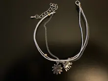 17 millas multicapa Vintage corazón infinito mapa pulseras para las mujeres 2020 Luna estrella pulsera de tobillo en la pierna de verano joyería para pie de playa