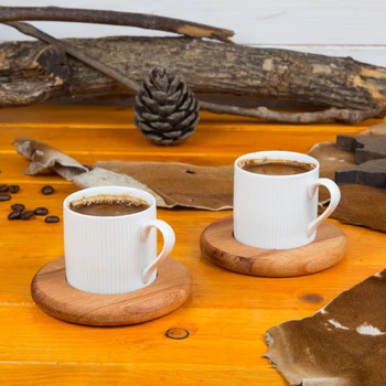 wooden coffee cup set 6 person porcelain with 12 piece Turkish coffee brown handmade saucer coaster mugs white ceramic espresso
wooden coffee cup set 6 person porcelain with 12 piece Turkish coffee brown handmade saucer coaster mugs white ceramic espresso