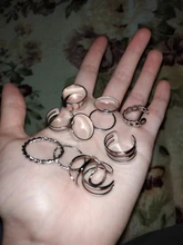 Conjunto de anillos minimalistas de plata y oro para mujer, sortija de nudillo con cristal geométrico Punk, joyería para dedos 2019