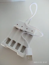 Charging-Battery-Charger Circuit-Protection Usb-Output Rechargeable 4-Slots Aaa/aa Short