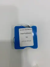 Bandas de acero inoxidable de 3 metros, rollo de bandas de matriz Dental de 5mm/6mm/7mm de ancho, 0.025mm de grosor