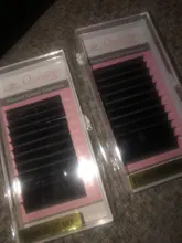 Extensiones de pestaña plana mate, visón Individual más suave, suministros de pestañas, elipse, Cachemira, puntas divididas de volumen