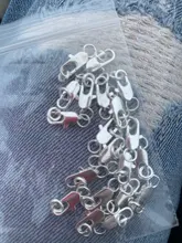 Conectores de joyería de cobre chapados en oro y plata de 20p, hebilla, cierres de langosta con anillo de salto, cuentas, engarce, cadena a presión para collar