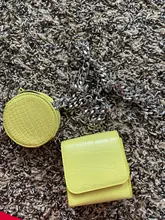 Conjunto de 2 bolsos cruzados de piel sintética para mujer, diseño de cocodrilo, bolso de hombro con cadena, bandolera, 2021