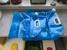 Bolsa de agua portátil para exteriores, grande, plegable, para coche, almacenamiento de agua de emergencia, Camping y senderismo, 5L, 10L
