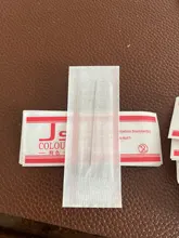 Puntas de jeringa Individual de 1RL, paquete de 50 Uds. De agujas de tatuaje solar gigante para maquillaje permanente de cejas/labios