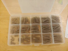 Resorte pequeño para reparación de RESORTE DE COMPRESIÓN, alambre de acero inoxidable 304 de alta calidad, diámetro 0,5/0,3/0,4 OD4/5/6 10-30longitud 225pc