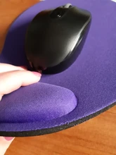 Nueva pequeña forma de los pies Mouse Pad apto para confort de muñeca de Color sólido Juegos de ordenador alfombrilla creativo EVA almohadilla blanda para ratón 1 Pc
