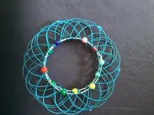 Fidget Juguetes | Juguetes Fidget | Fidget Juguetes Popit hacer magia de acero anillo de hierro de descompresión cesta Flexible suave mágico Juguetes Anti estrés regalos de los niños Juguetes