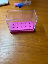 Portabrocas de Lima electrónica para uñas, 10/7 ranuras, caja de almacenamiento clara para limas eléctricas rotativas, accesorio herramienta de exhibición de uñas