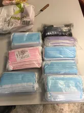 Mascarilla médica de seguridad, máscaras quirúrgicas desechables de 3 capas con lazo de oreja elástico, envío rápido, 12-24h