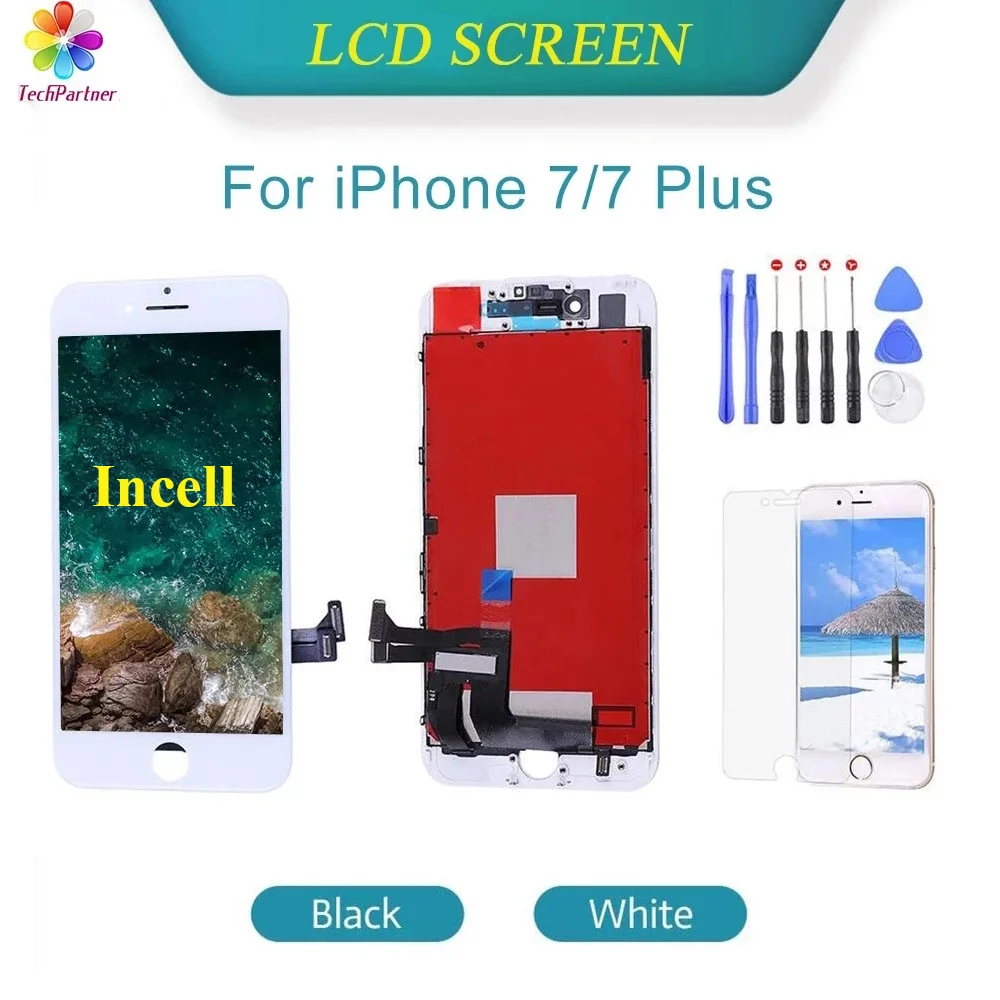 Incell LCD Display For iPhone 7 Plus 3D Touch Screen Replacement Pantalla For iPhone 7 Digitizer Assembly Black and White
Incell LCD Display For iPhone 7 Plus 3D Touch Screen Replacement Pantalla For iPhone 7 Digitizer Assembly Black and White