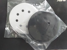 Almohadilla de interfaz de esponja suave de 8 agujeros para lijado, discos de lijado de gancho y bucle para pulido de superficie irregular, 5 pulgadas (125mm), 2 uds.
