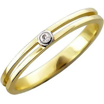 Esthete ring with yellow gold diamond 
Esthete ring with yellow gold diamond