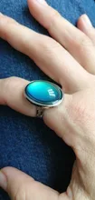 Anillo de cristal con cambio de Color según estado de ánimo, joyería de cristal con cambio de Color según estado de ánimo, anillos de temperatura, sensibilidad, estado de ánimo, regalos de tamaño ajustable, suministros para fiestas y eventos, 2016