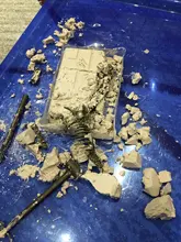 Kit de excavación de fósil de dinosaurio para niños, juguete de arqueología educativa, exquisito juego jurásico, figura de acción, esqueleto, modelo regalo