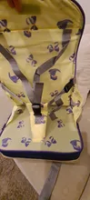 Asiento elevador portátil para bebé y niño, cojín para trona, silla de bebé, bolsa plegable para viaje
