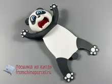 Marcapáginas con dibujos de Panda y Shiba Inu, Material de PVC, en estéreo 3D, Material escolar, Material de papelería, 1 unidad