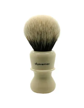 Shavemac Shaving Brush Silvertip 2-Band 52mm Ivory 
Shavemac Shaving Brush Silvertip 2-Band 52mm Ivory