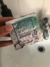 1/2/3 Uds jabón de leche de cabra, jabón de sal marina, limpiador de espinillas, poros, acné, hidratante, lavado de cara, jabón hecho a mano, Base para cara, cuidado de la piel