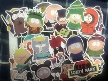 Pegatina de Pvc para patineta, Maleta de equipaje de guitarra para chico pegatina de juguete, artículos de papelería impermeables de animación clásica Southpark, 10/30/50 Uds.