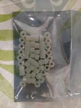 Espaciador de nailon blanco sin rosca para M5, arandela redonda hueca de ABS, tornillo de perno de placa PCB, M3, M4, M6, OD7mm-14mm, M8, 50 Uds.
