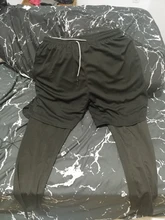 Fitness Shorts Soccer-Workout Gym Jogging Sport Quick-Dry High-Quality Mens 2-In-1