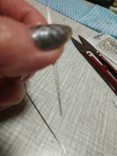 Agujas para adornos de cuentas, herramientas de acero inoxidable con apertura Central curvada, alfileres para hilo de cuentas, fácil fabricación de joyas, 5/1 Uds.