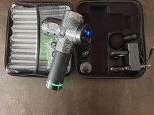 Pistola de masaje muscular, masajeador de percusión de tejido profundo, inalámbrico, nivel de 30 velocidades, profesional, manual, eléctrico