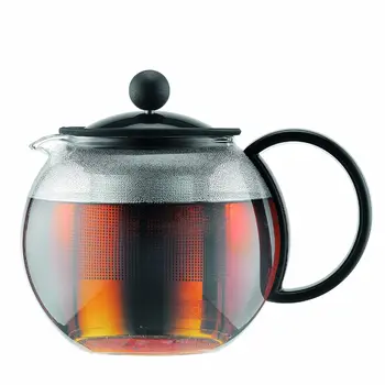 Bodum Assam 1812-01-teapot with filter 0,5 l stainless steel tableware
Bodum Assam 1812-01-teapot with filter 0,5 l stainless steel tableware