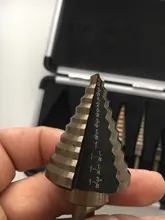 Broca de paso Hss Cobalto, orificios múltiples, 50 tamaños, titanio de cobalto, broca de paso, taladro perforador, herramienta cortadora de agujeros, 5 uds.