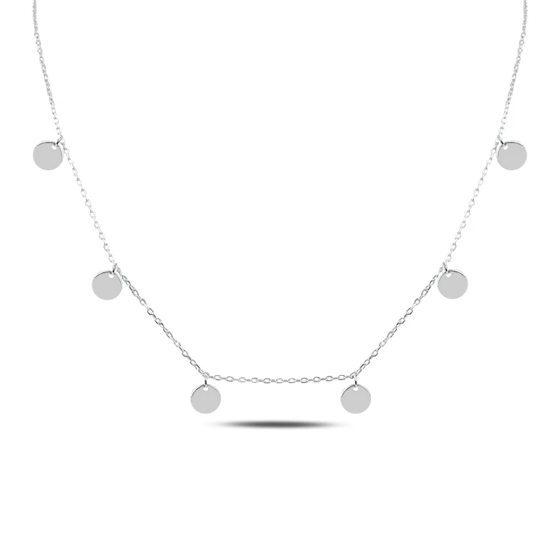 Silver 925 Sterling Sequin Necklace
Silver 925 Sterling Sequin Necklace