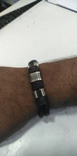 Pulsera de cuero Retro Para hombre y mujer, pulseras trenzadas Vintage en marrón y negro, regalo de fiesta, joyería, brazaletes de cierre magnético 2020