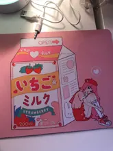 Game-Mousepad Desktop-Pad Gaming-Pad Milk Top-Selling Strawberry Japanese Wholesale Kawaii