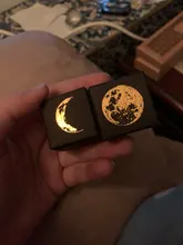 Sellos de goma madera, conjunto de sellos de madera, serie Luna, decoración Diy, papelería, sello