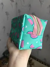 PURDORED-neceser de piel sintética para mujer, bolsa de belleza femenina, neceser portátil de viaje, 1 unidad