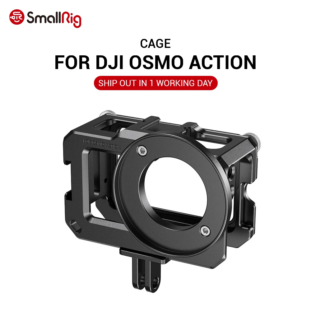 SmallRig OSMO Vlogging Video Cage for DJI Osmo Action (Compatible with Microphone Adapter) CVD2475
SmallRig OSMO Vlogging Video Cage for DJI Osmo Action (Compatible with Microphone Adapter) CVD2475