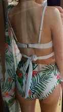 Conjunto de Bikini de 3 piezas para mujer, bañador Sexy con sujetador de tirantes + cárdigan, traje de baño brasileño con estampado de flores, moda de verano 2021
