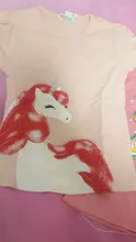 Camiseta de unicornio de manga corta de algodón Unisex, ropa para niños de 2 a 8 años, verano, 2020