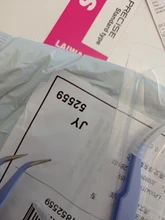 Nuevo color púrpura pinzas de acero inoxidable recto de extensión de pestañas postizas pinzas tenazas señaló Clip arte del clavo de la herramienta