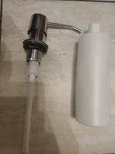 Lotion Dispenser Bottle Sink Soap Bathroom Kitchen ABS Home R3Y5 Products Improvement