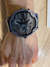Reloj de cuarzo para hombre, pulsera con movimiento militar, con múltiples zonas horarias, fecha automática, Gel de sílice