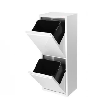 CONTAINER RECYCLING GARBAGE METAL WHITE LACQUER 2 COMPATIMENTOS
CONTAINER RECYCLING GARBAGE METAL WHITE LACQUER 2 COMPATIMENTOS