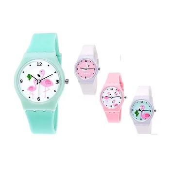 Lote de 10 Reloj Esfera Flamencos Silicona - Detalles recuerdos y regalos para bodas, bautizos, comuniones baratos y originales. 
Lote de 10 Reloj Esfera Flamencos Silicona - Detalles recuerdos y regalos para bodas, bautizos, comuniones baratos y originales.